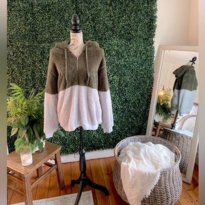 Sherpa Pullover Hoodie